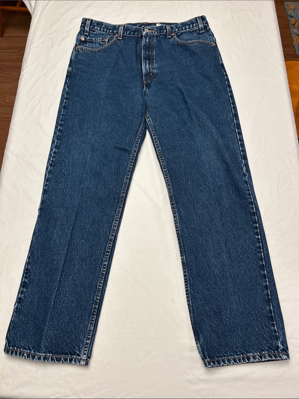 Levi's Men's Relaxed Dark Blue Denim Jeans